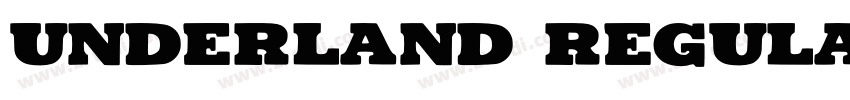 Underland Regular字体转换